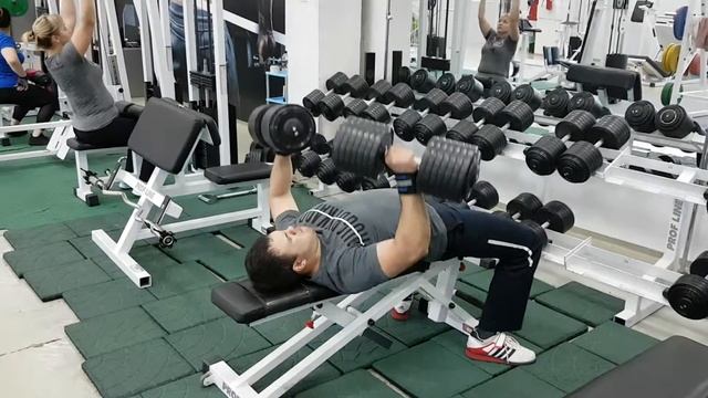 Жим гантели 38 кг смотреть онлайн