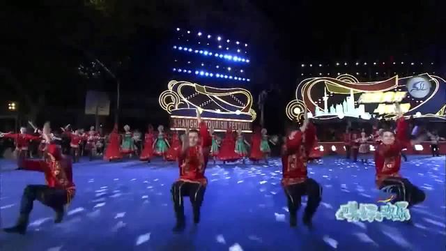 2018 Shanghai Touriam Festival Opening Parade - Dance Group Ostrovok, Saint-Petersburg, Russia