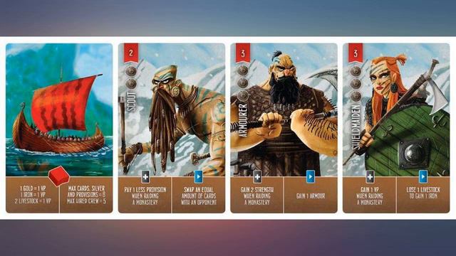 Renegade Game Studios Raiders of The North Sea,Multi-colored review смотреть онлайн