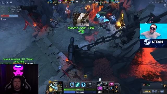 STRAY И ХУДШАЯ КОМАНДА ПАТЧ 7.34 ! СТРЕЙ ЗЕВС 4500 ММР ! carry mid dota 2 ! Лучшее со Стреем смотреть онлайн