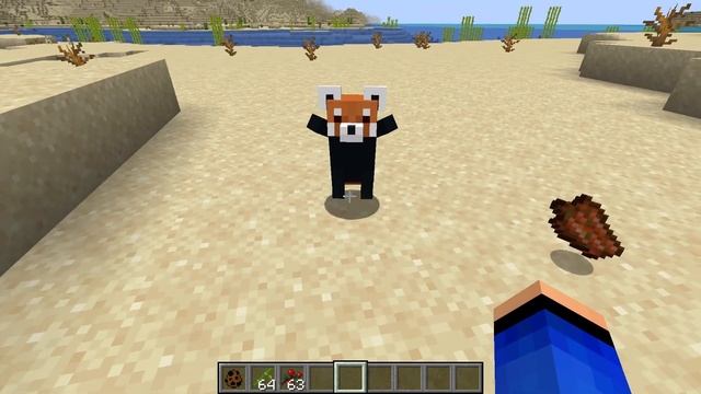 НОВЫЙ МОБ В МАЙНКРАФТ КРАСНАЯ ПАНДА | ОБЗОР МОДА MINECRAFT YDM's Red Panda смотреть онлайн