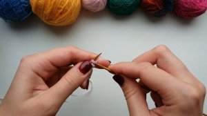 Как связать шнур спицами