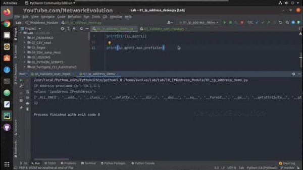 How to validate IP Address/Subnet using Python Part1:ipaddress module tutorial for Network Engineer