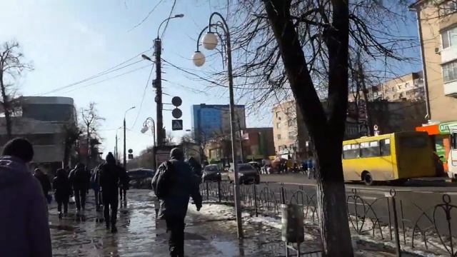 Здравствуйте, подписчики и зрители -мини-прогулка в центре в солнечный день !!! смотреть онлайн