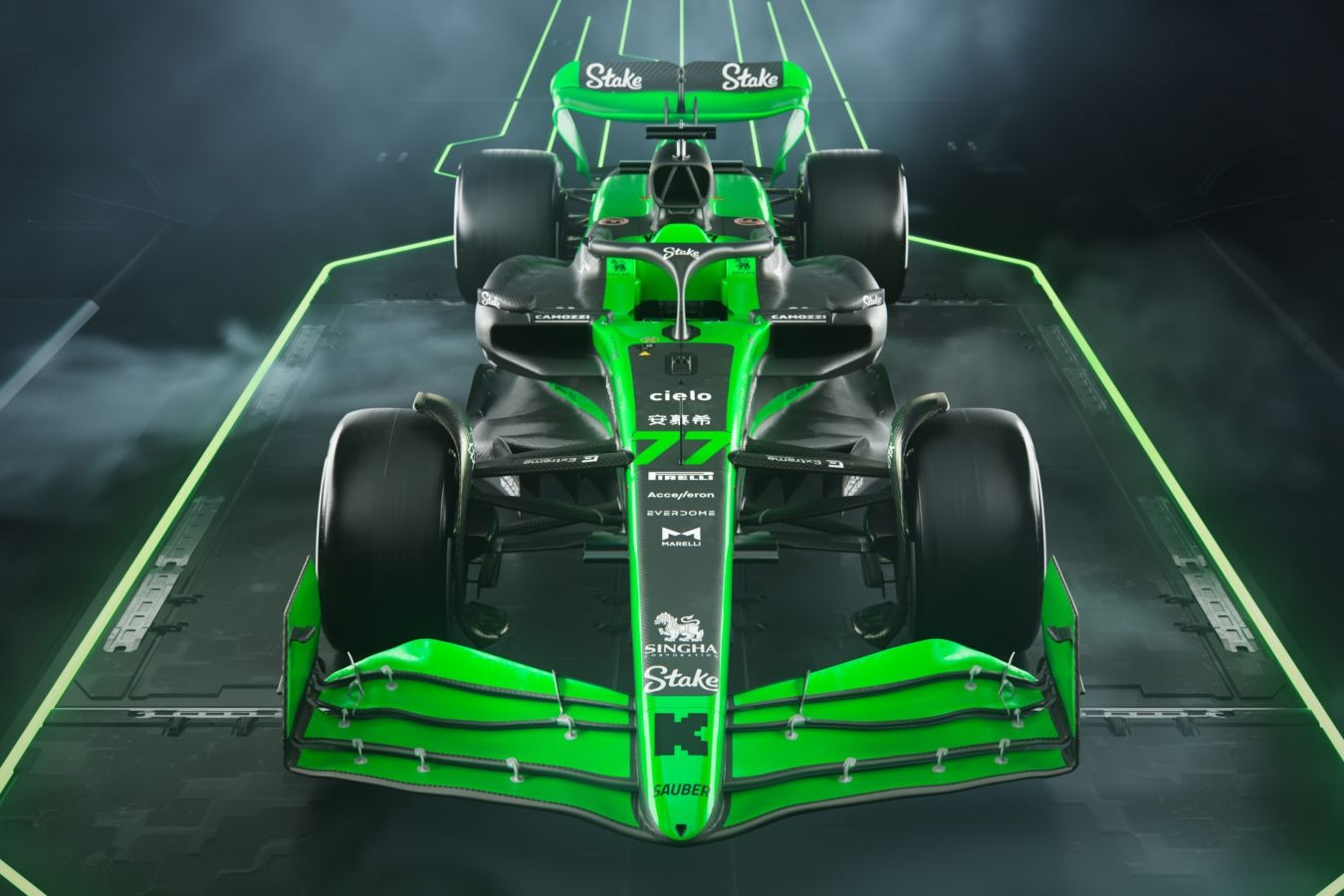 Презентация болида Стейк (Альфа Ромео) 2024 смотреть онлайн