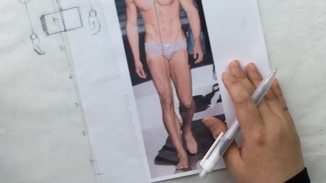 Elongated Male Fashion Figures: Steps 1 and 2 (of 4): Figuring Out the Pose & Proportions смотреть онлайн