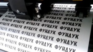Плоттерная резка на режущем плоттере Vicsign