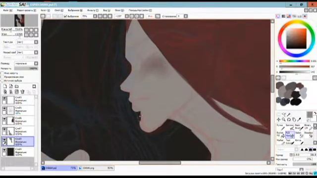 ♥ SPEED PAINTING ♥ [photoshop cs6] ♥ [Paint Tool SAI] смотреть онлайн