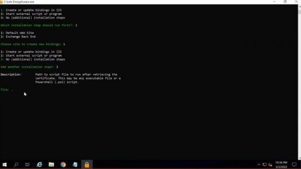 Install Lets Encrypt free SSL certificate in Exchange Server 2019 and bind Exchange services