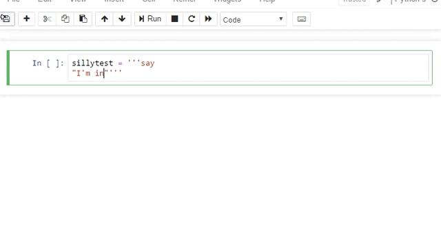 Programming Triple Quoted String Literals Python Tutorial for Beginners #5 смотреть онлайн