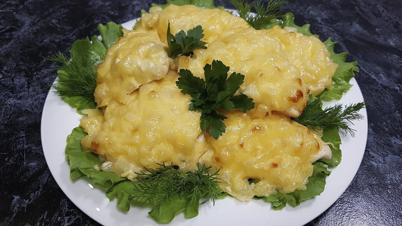Куриные отбивные под ананасом и сыром - Потрясающе вкусно!