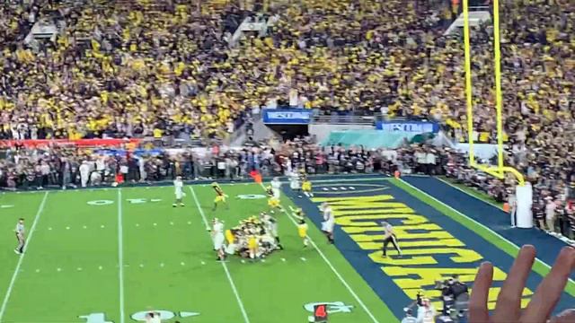 2024 Rose Bowl Final Play Michigan Vs Alabama (view from Section 6) смотреть онлайн