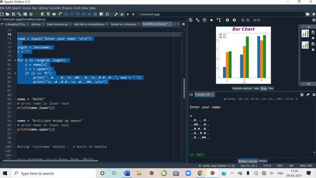 How to display output in color in PYTHON-Colored Text output In Python-Coloring Designing in PYTHON смотреть онлайн