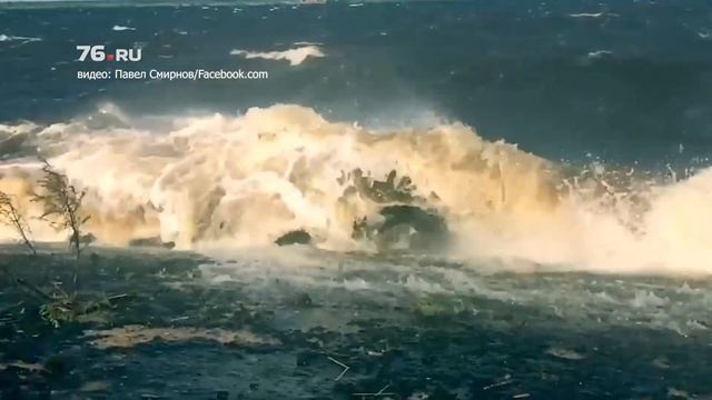 Ураган на Рыбинском водохранилище смотреть онлайн