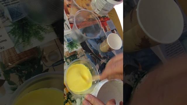 Как приготовить краски для акриловой заливки  Fluidacrylic,