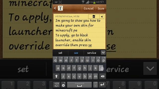 How to Make Your Own Minecraft PE Skin(Android) смотреть онлайн