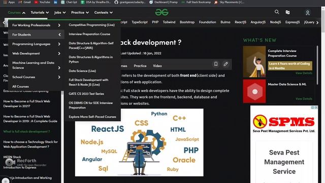 How Download GeeksForGeeks Full Stack Web Devlopment Syllabus For Free смотреть онлайн