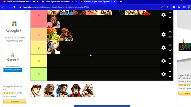 SUPER STREET FIGHTER II TURBO: HD REMIX TIER LIST смотреть онлайн