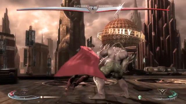 Injustice: Gods Among Us Ultimate Edition PS4: Superman vs. Doomsday смотреть онлайн