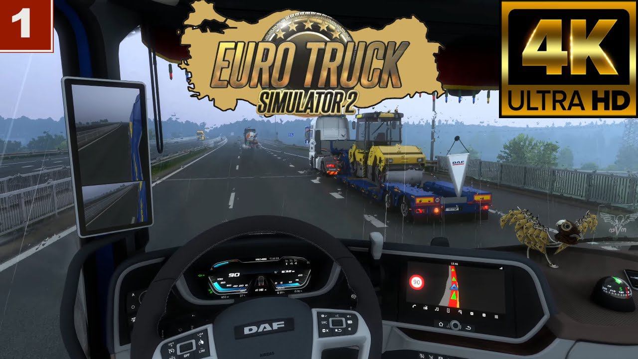 4K Euro Truck Simulator 2 gameplay игра 30.09.2021 смотреть онлайн