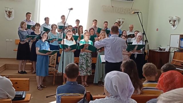 В любви Христа - христианское хоровое пение смотреть онлайн