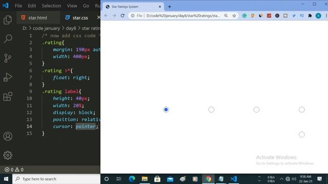 Star Rating Design Using Simple HTML & CSS смотреть онлайн