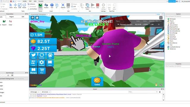 ROBLOX CLICKING GAME UNCOPYLOCKED(READ DISC) смотреть онлайн