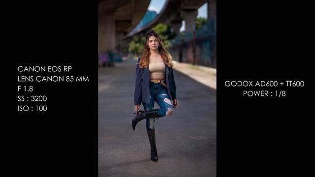 Canon Eos RP + Canon EF 85mm 1.8 + Godox AD600, Behind The Scenes, #canonRP #godoxad600 смотреть онлайн