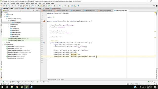 Chat App with Firebase Part 6 - Getting Ready to Chat - Android Studio Tutorial смотреть онлайн