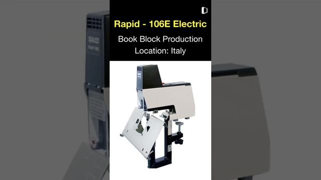 Preowned Book Block Production / Sewing Machine for SALE | Rapid - 106E Electric смотреть онлайн