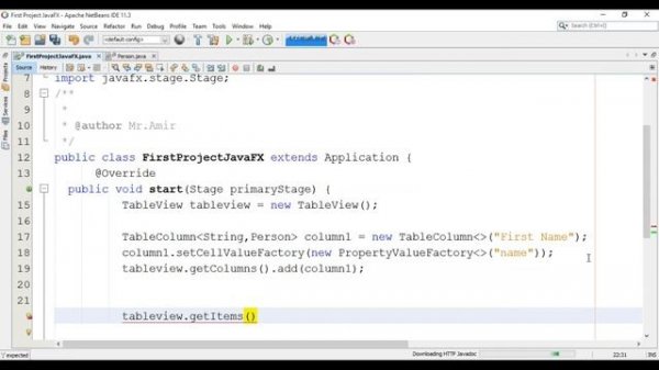 JavaFX Tutorial 20 - TableView JavaFX