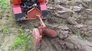 Весенняя пахота 2020 на минитракторе МТЗ 132н