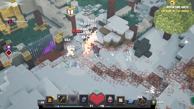 Minecraft Dungeon ep 61 Windswept Peaks secret level + obsidian chest смотреть онлайн