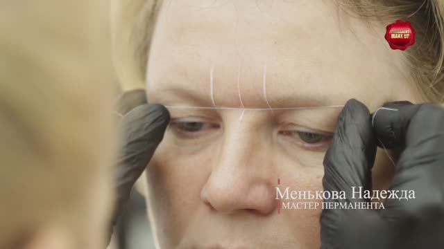Две зоны.Перманентный макияж. Брови и губы. Работа мастера. До и после. смотреть онлайн