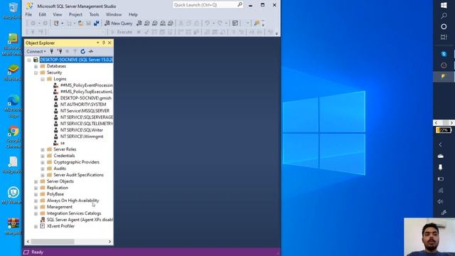 Enable SQL Server Authentication смотреть онлайн