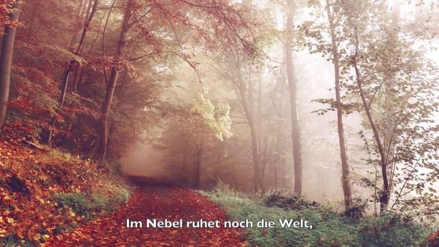 Waldorf | The World With Misty Clouds | Im Nebel Ruhet Noch Die Welt | Eduard Mörike | September