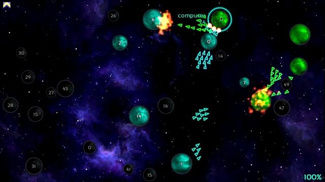 Galcon Fusion: Billiards bot смотреть онлайн
