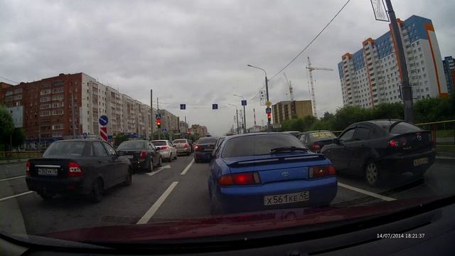 Авария в Тюмени 14 июля Моторостроителей-Широтная смотреть онлайн