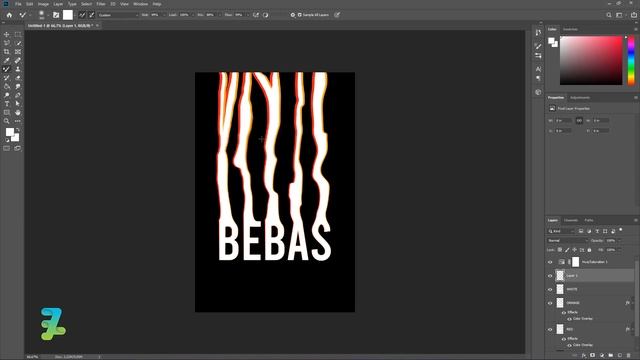 Melting Text Glitch Noise - Tutorial Photoshop CC 2020 смотреть онлайн