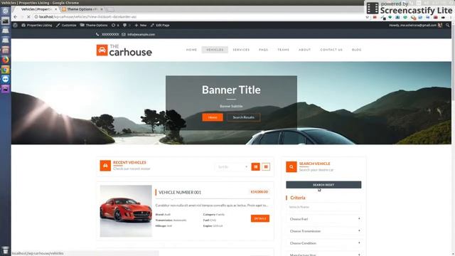 Miscellaneous Car House WordPress Theme смотреть онлайн
