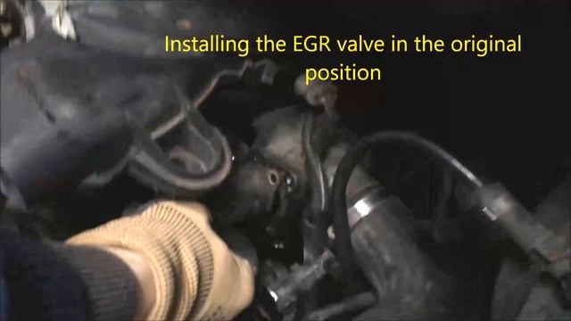Renault Trafic 2006 1,9D 74kw EGR Valve Easy Fix