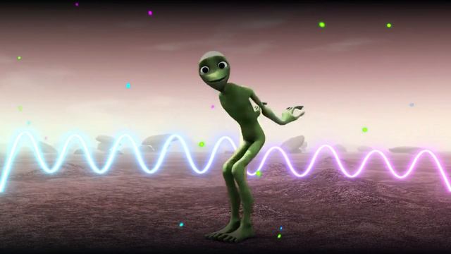 Инопланетянин танцует зеленый Инопланетянин песня дамату косита