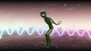 Инопланетянин танцует зеленый Инопланетянин песня дамату косита