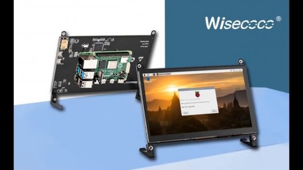 wisecoco 7 Inch Monitor HDMI Touchscreen IPS 1024X600 USB Portable Monitor Display