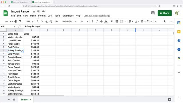 Google Sheets - IMPORTRANGE Data Access Control from Other Spreadsheets смотреть онлайн