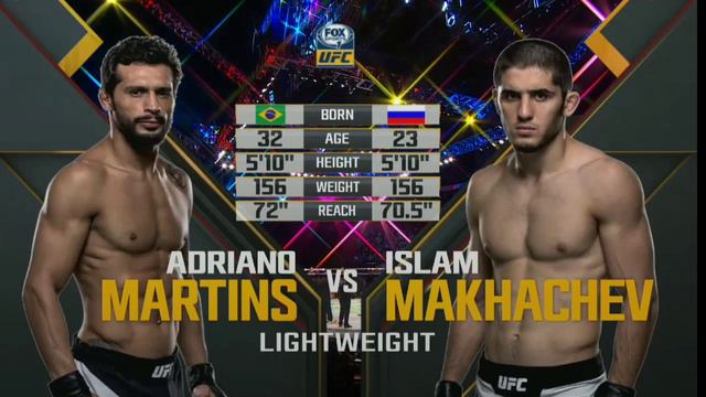 Проигрыш Ислама Махачева [ полный бой ] Кажется что ранняя остановка!?