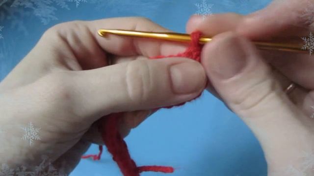 Вафельный узор крючком