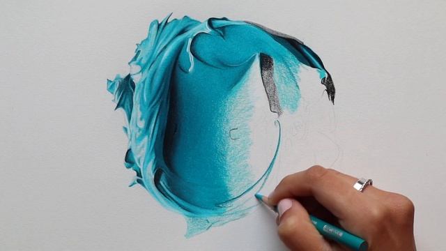 How To Draw REALISTIC Oil Paint With Colored Pencil смотреть онлайн