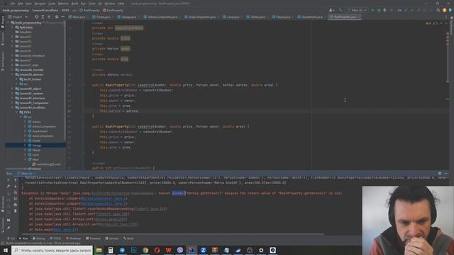 Решение задачи по Java: Comparable и Comparator |учеба на курсах программирования Германия смотреть онлайн