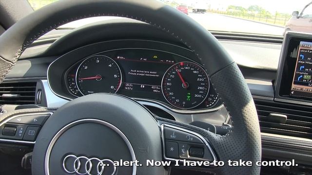 Audi A6 (C7): Active Lane Assist And Pre Sense With Braking Guard :: [1001cars]